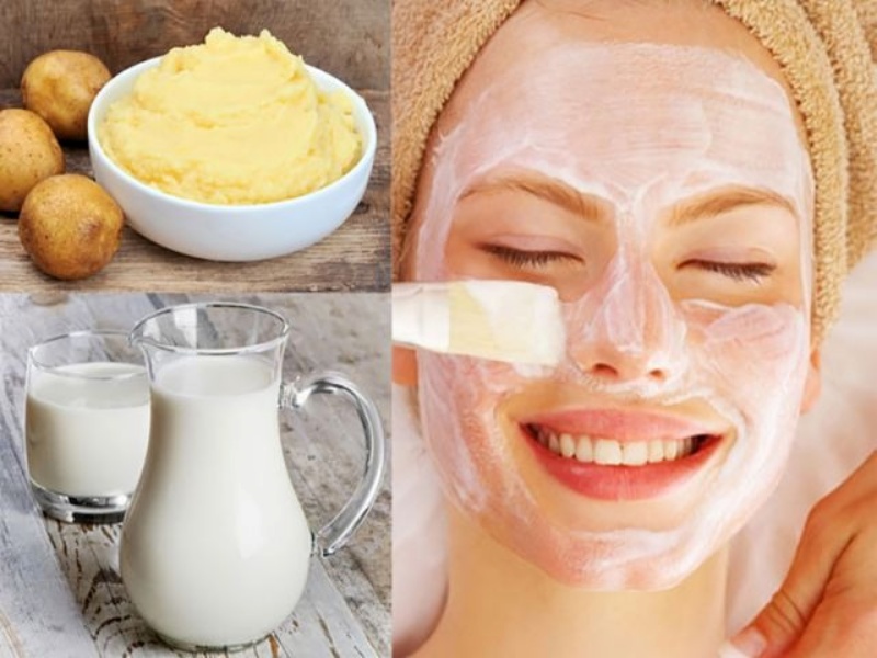 Mặt nạ khoai tây cung cấp độ ẩm