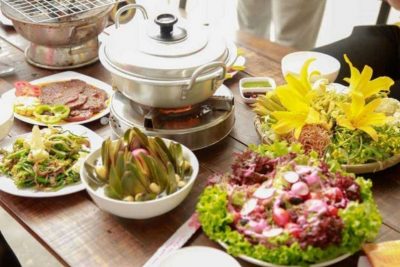 Lẩu hoa Atiso ấm lòng ngày đông nơi xứ Lạnh
