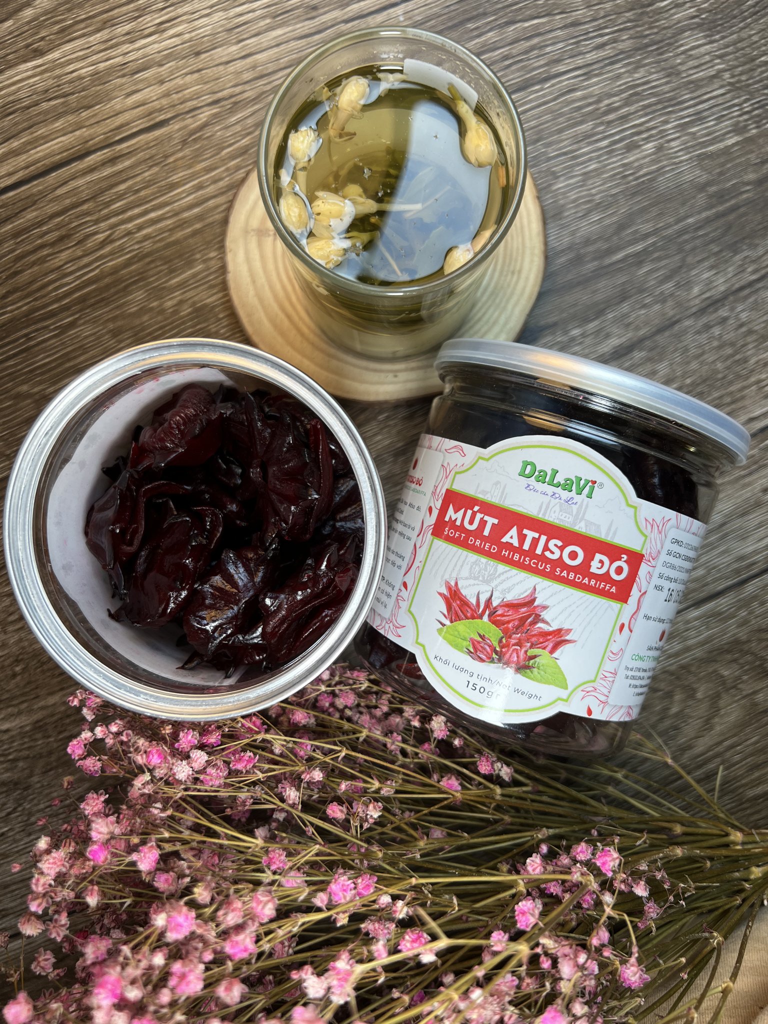 Hoa Atiso đỏ Đà Lạt với 4 sản phẩm độc đáo, thơm ngon