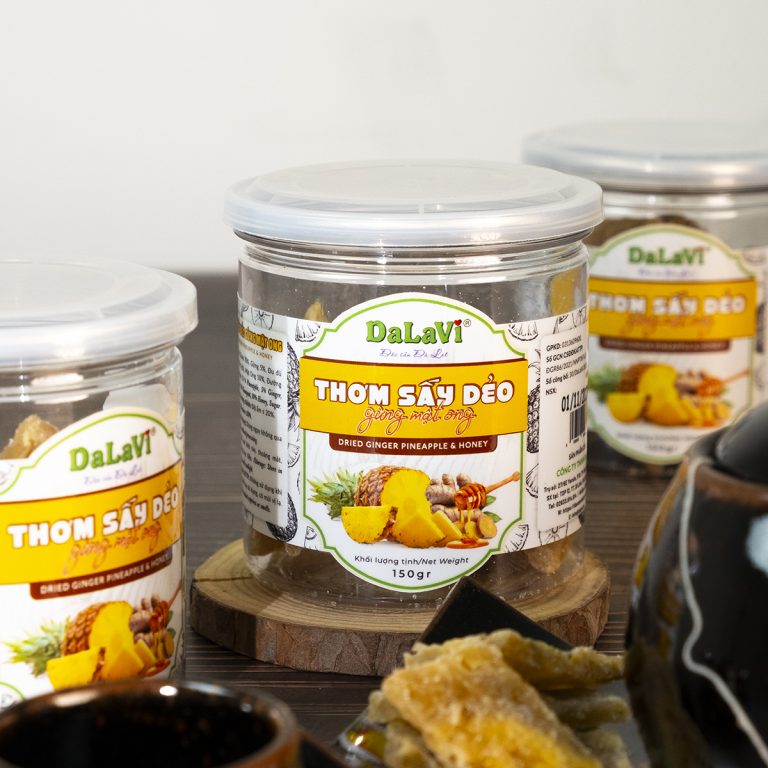 Thơm sấy dẻo gừng mật ong