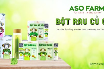 Bột rau củ quả sấy lạnh, tiện dụng giữ nguyên dưỡng chất