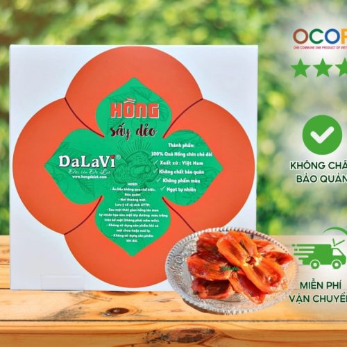 Hồng sấy dẻo chẻ miếng
