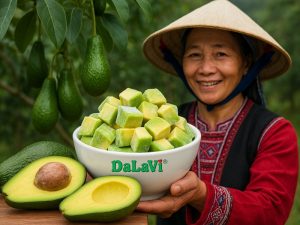 Bơ đông lạnh xuất khẩu tại Đà Lạt, giá cạnh tranh